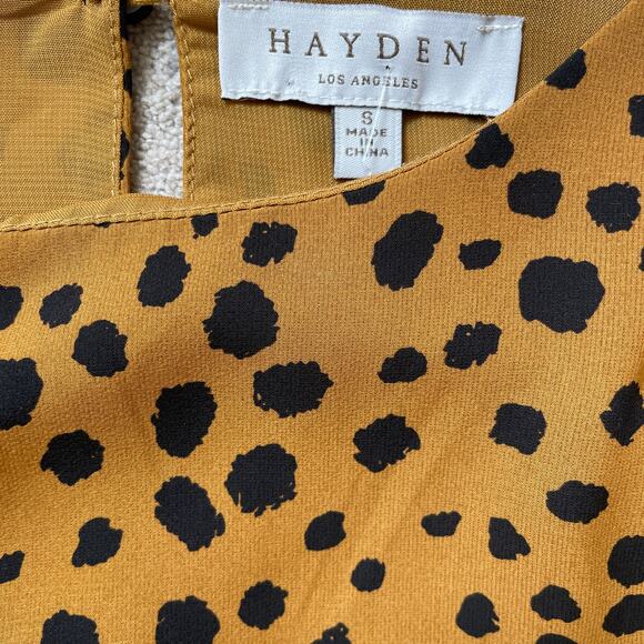 Anthropologie Hayden Los Angeles Midi Dress | Leopard Animal Flowy Boho, S NWOT - Picture 5 of 7
